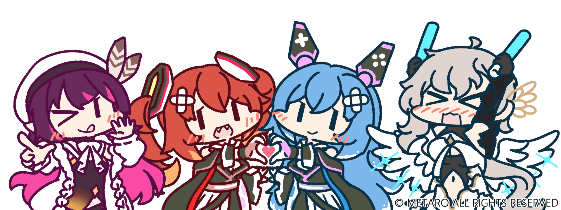 Chibi animation - &quot;Symphoria&quot;, V&amp;U&#39;s first Vtuber group